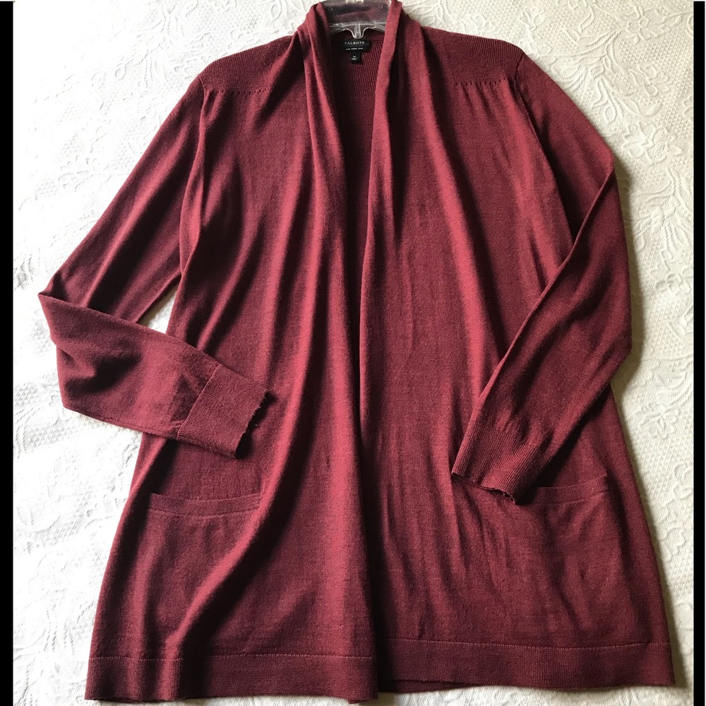 Talbots Merino Wool Cardigan